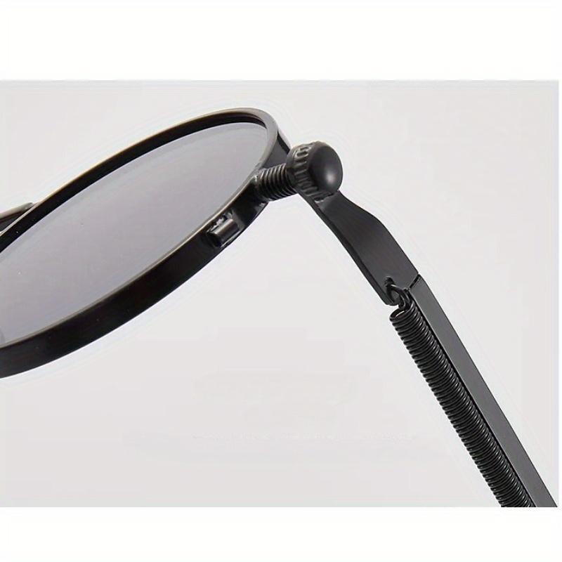 1 stück Vintage Punk Stil Sonnenbrille Mode Männer Klassische Runde Gothic Metall Rahmen Sonnenbrille Fahren Brille