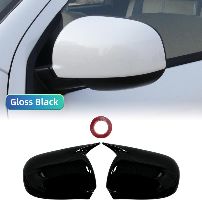 Car Rearview Mirror Cover Side Wing Mirror Cover Caps Gloss Black For Mitsubishi For ASX For Outlander 2013-2018 Left &Right
