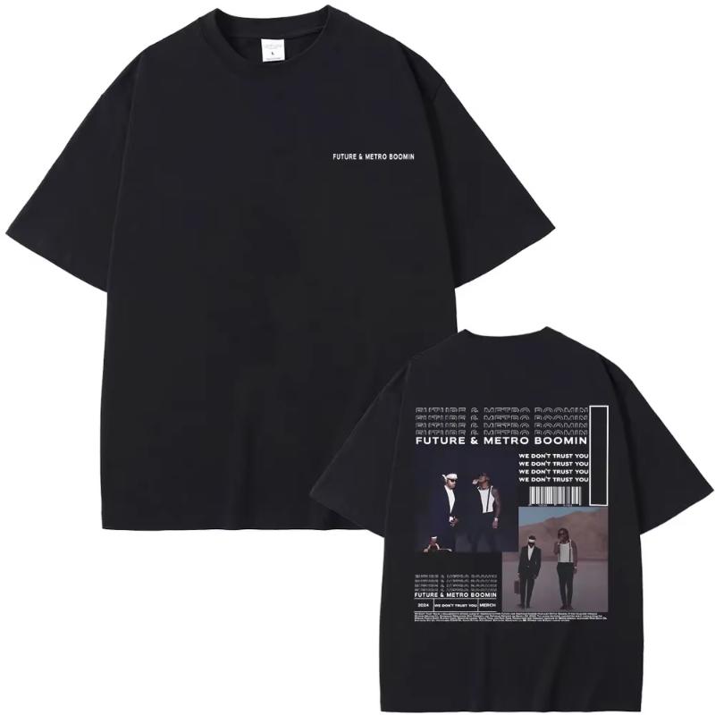 Rapper Future Metro Boomin 2024 New Hip Hop Album We Dont Trust You Graphic Tshirt Unisex Women Casual Ocollar Oversized Tees