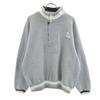 NAUTICA COMPETITION 80s Vintage Long Sleeve Half Zip Sweat L Gray Men's Used