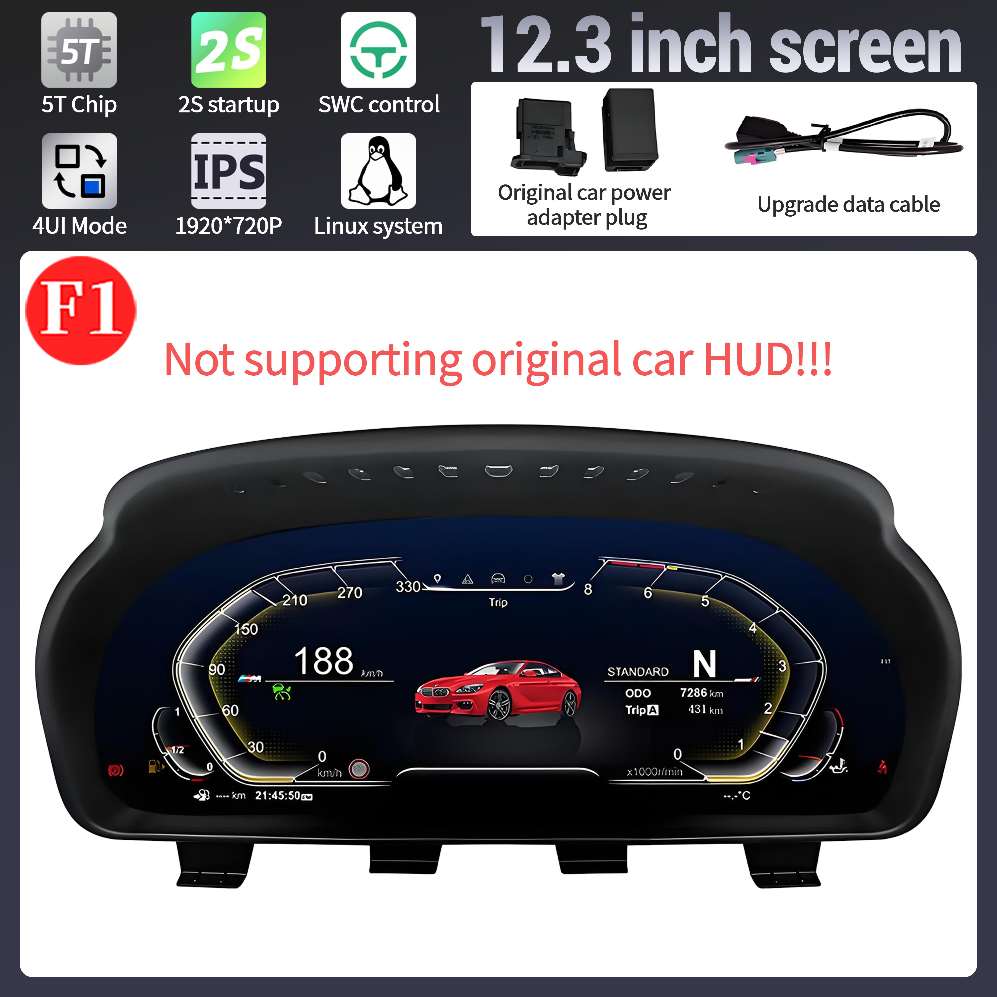 

12,3-дюймовый ЖК-дисплей приборной панели автомобиля цифровой приборный кластер экран приборной панели для BMW 5 серии GT-F07(2009-2016) ЦИК НБТ CHINA