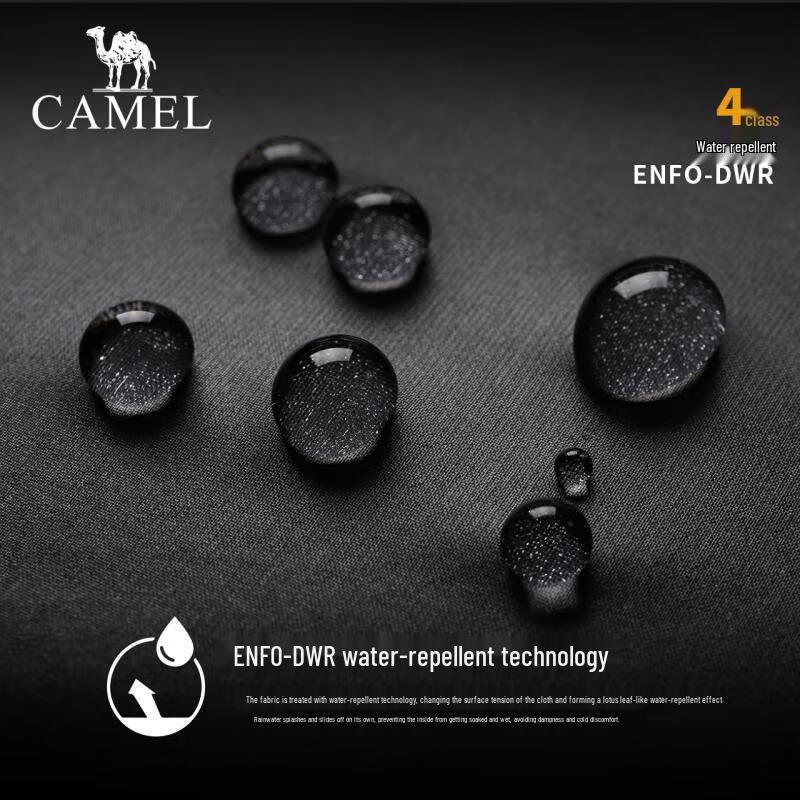 Camel Outdoor 2024 Water-Repellent Long Duck Down Parka