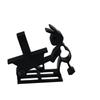 Practical 3D Printed Ant Paper Roll Holder Black Plastic Ant Napkin Holder Decorative Cute Ant Shaped Tissue Holder Kitchen