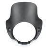 Motorcycle 8" Headlight Protector Fairing Windshield Kit screen Racer for 1200 883 FLHT Bobber