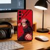Anime J-Jujutsu Kaisen Y-Yuji Itadori Phone Case Black Silicone Soft For Samsung S25,S24,S21,S22,S23,S30,Ultra,S20,Plus,Fe,Lite