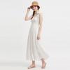 Shop Women S Summer Vacation adjuStable Strap Smocked Long dreSS Ivory Naru Wd
