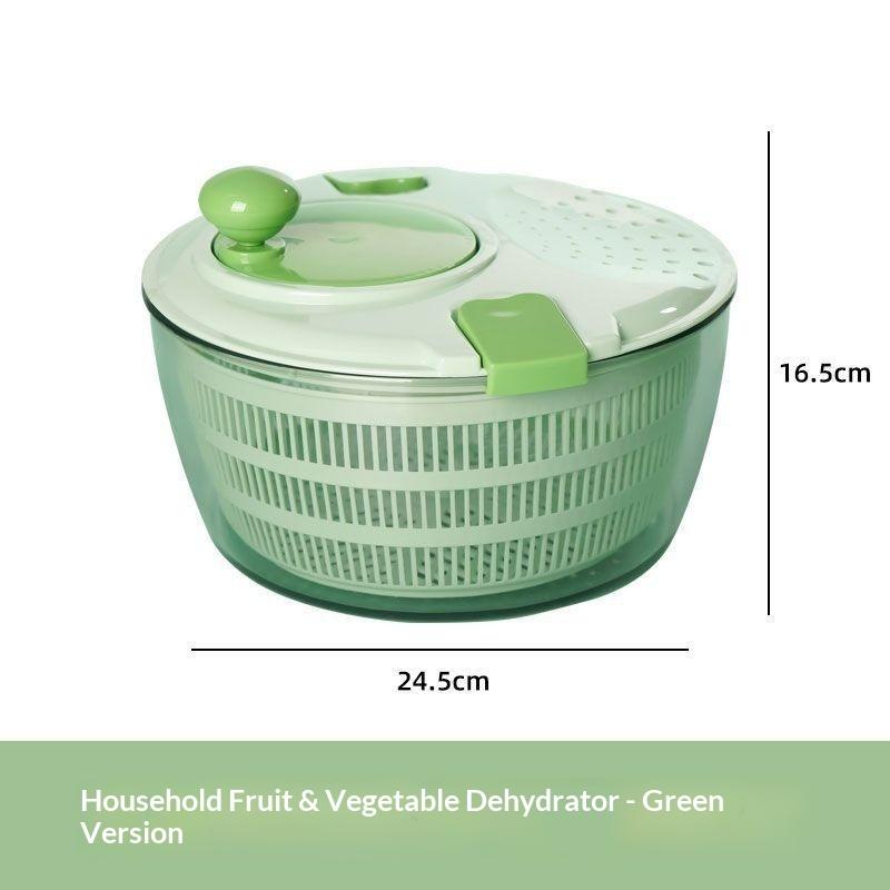 4L Vegetable Dehydrator Household Fruit Salad Dehydrator Kitchen Vegetable Washing Drain Basket Vegetable Drain