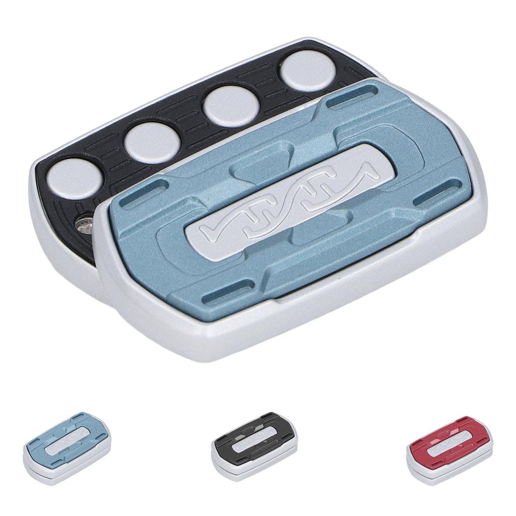 Magnetic Metal Haptic Slider with Metallic Sound Anxiety Stress Reliever Decompression Rotating Ti A