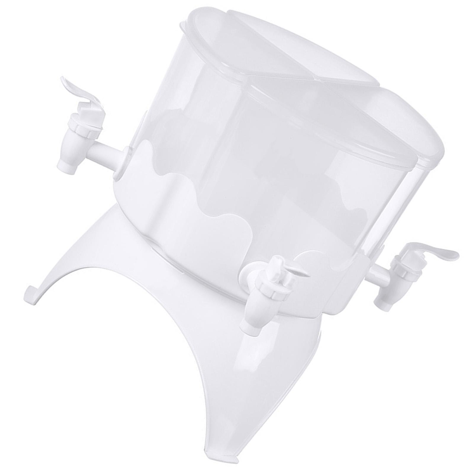 

Диспенсер для напитков большой вместимости пластиковый 4-секционный вращающийся холодильник чайник для холодных напитков с