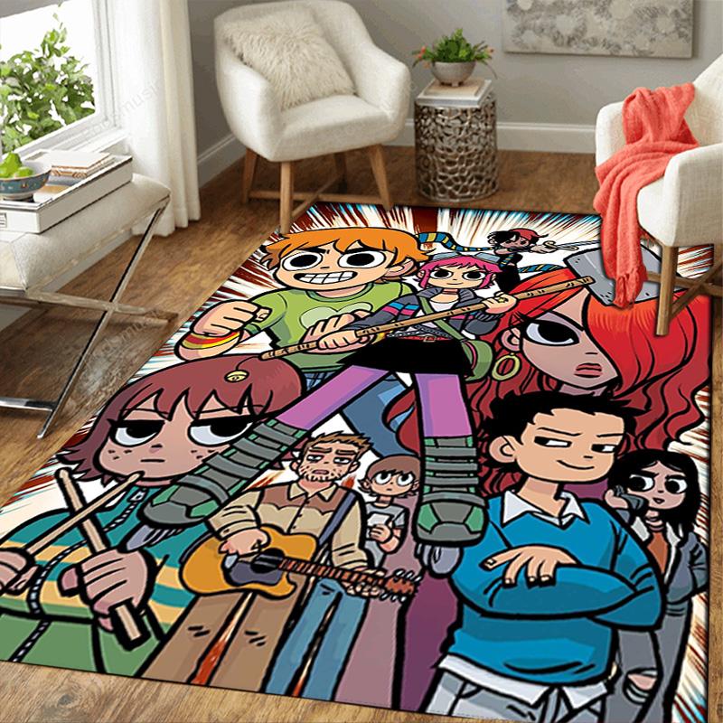 Scott Pilgrim Rug Floor Mat for Living Room or Bedroom Soft and Comfortable Carpet a Gift for Birthday and Holiday.NFF0928555