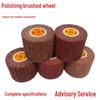 Brushed Stainless Steel & Nylon Fiber Polishing Disc with Cross Core