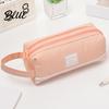 Large Capacity Pencil Case Oxford with Handle Double Layer Pen Pouch