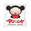 Pucca Modern Throw Pillow Cover Home Decorative Cartoon Character Cushion Case Double-Sided Printing Outdoor Cushion Pillowcases