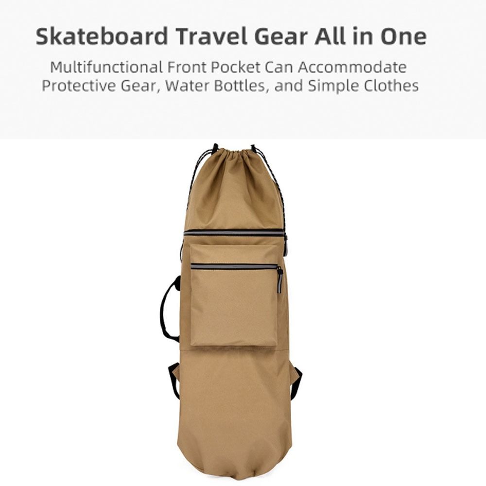 Night Reflective Skateboard Backpack Waterproof Skateboard Gear Bag Skateboard Bag Outdoor Sports