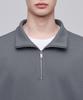MUSINSA STANDARD Oversized Half Zip Sweatshirt [Gray]