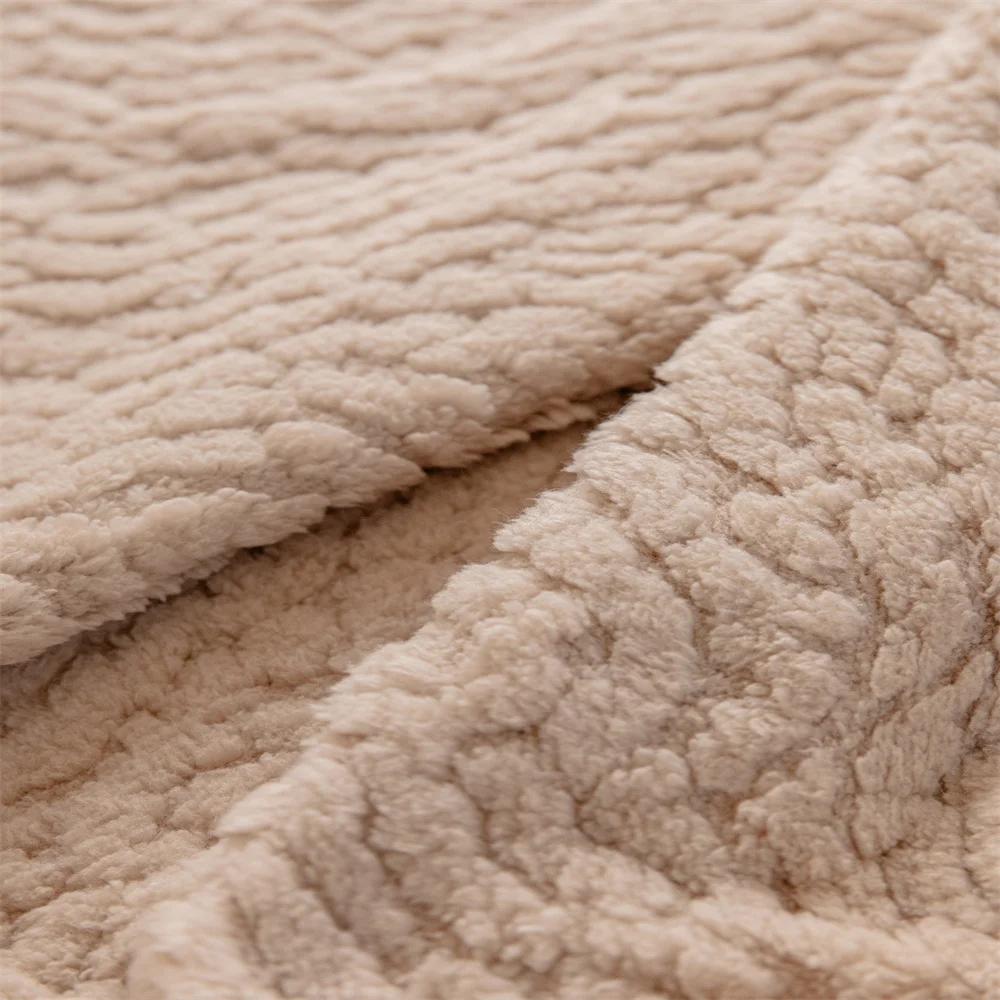 Herbst und Winter Neu Cremefarbener Wind Sofaabdeckungstuch Handtuch Chenille Rutschfest Wasserdicht Sofakissen Anti-Katzenkratzer Ein Sofahandtuch