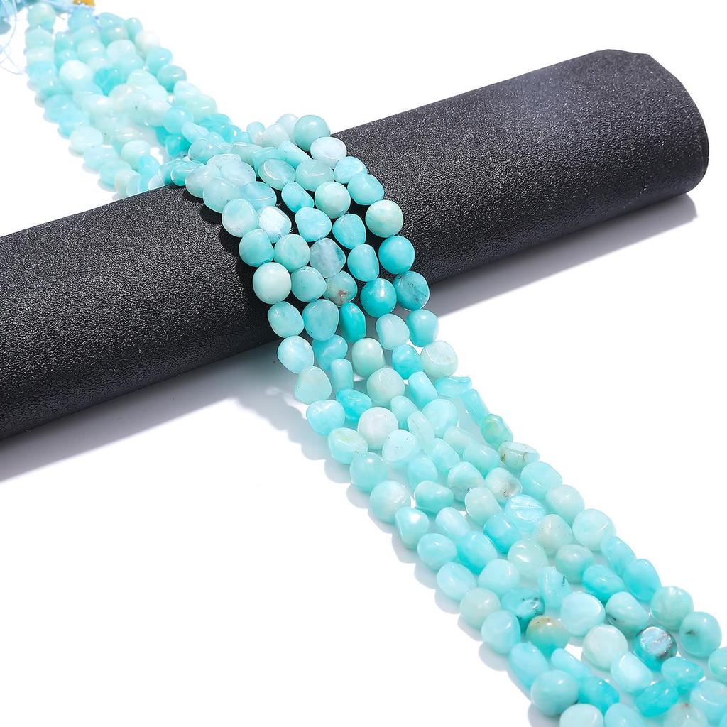 40-55 ks Přírodní barevný kámen nepravidelného tvaru volné korálky pro výrobu šperků DIY příslušenství k náramkům náhrdelník 15'' šňůra