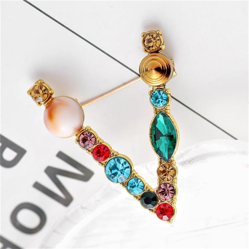 26 Písmen Brož Abeceda Pin Barevný Design Šperkový Dárek