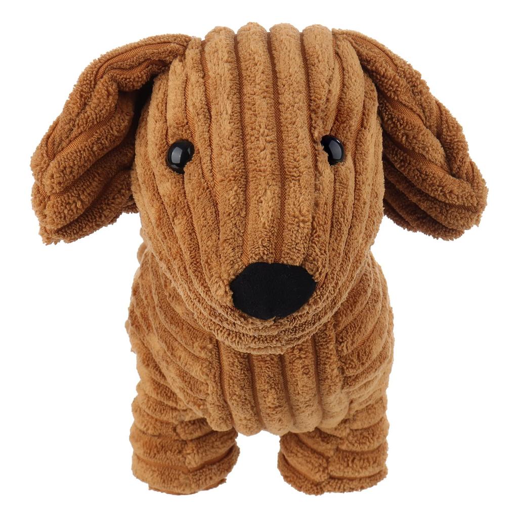 Aprikose Lamm Claire der Dackel Plüschtier, Weich und Niedlich, Flauschiger Claire der Dackel, 34cm, Geeignet für Jungen und Mädchen