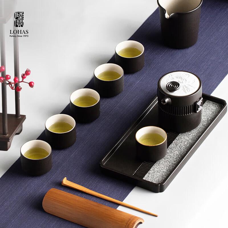 Lu Bao Minimalist Ceramic Kung Fu Tea Set