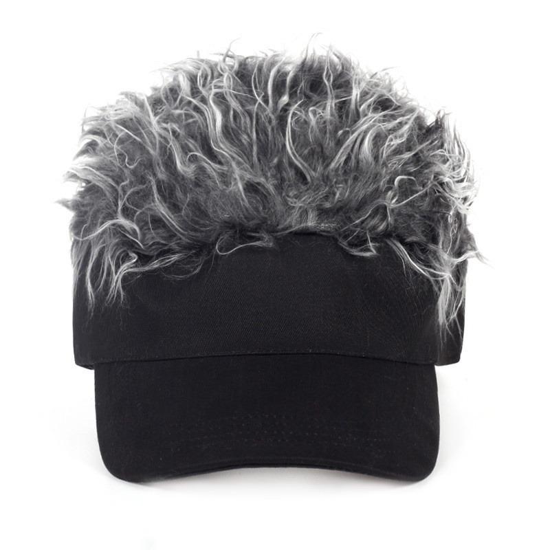 Spring and Autumn Men's Golf Cap Wig Baseball  Outdoor Sports  Popular Decorative Sun Hat