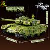 1058Pcs Type 99A Main Battle Tank Building Blocks Military Model Set with Soldier Figures and Weapons
