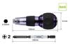 VESSEL Hazucell Ball Grip Impactor Galaxy Limited Edition Purple (Includes Hazucell Bit +2x100) 238HW-2GPU