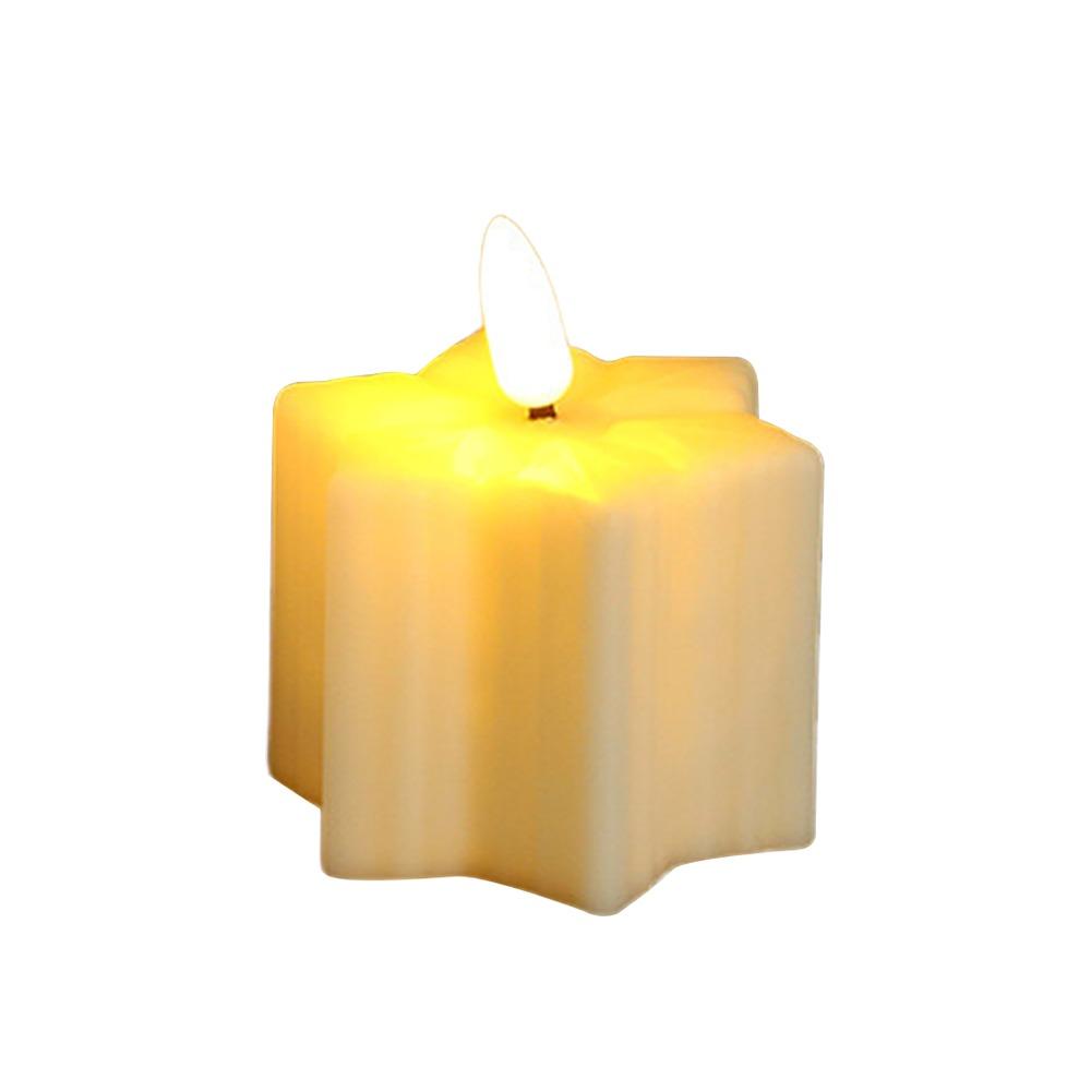 

Plastic LED Candle White Atmosphere Candle Light Creative Electronic Candle Home Decoration 5