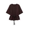European and American Style, New Women's Clothing, Foreign Style, Fashionable Casual Bubble Sleeve Knitted Sweater 2488104