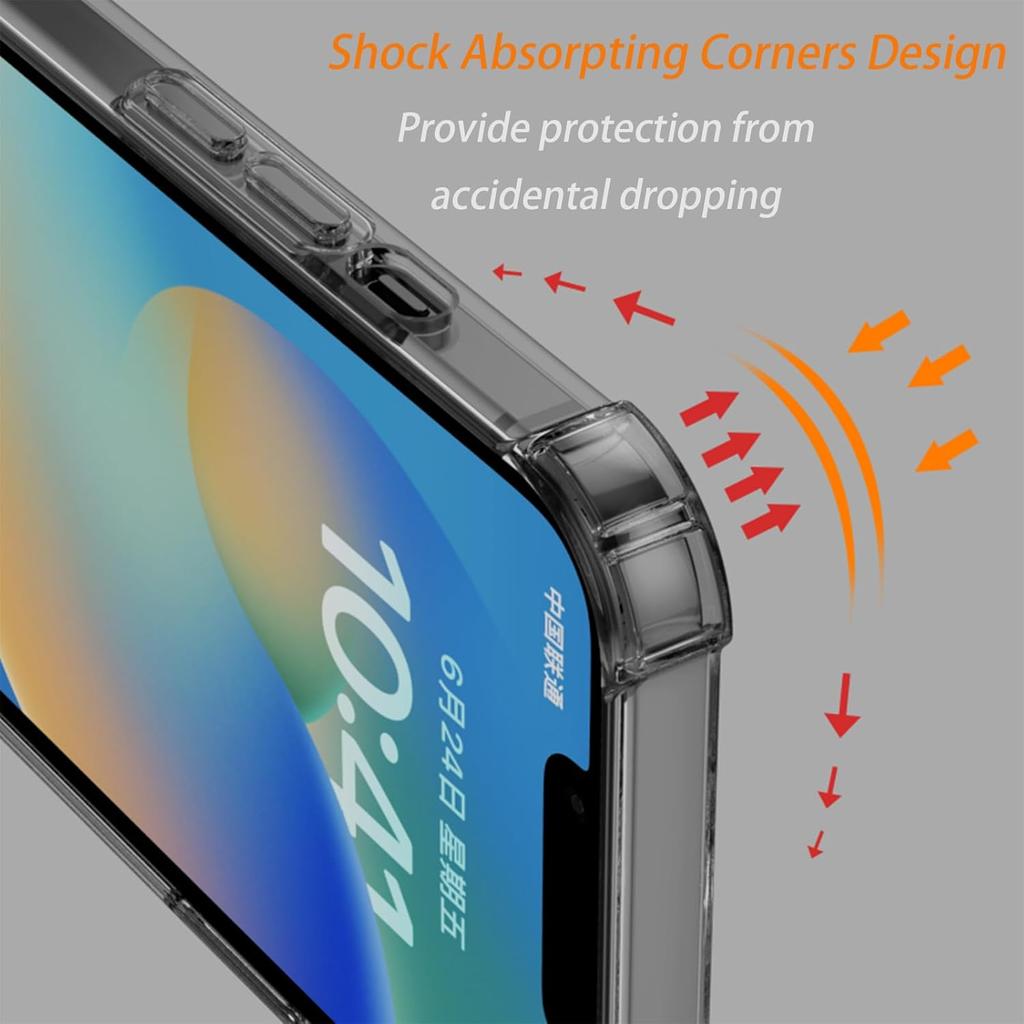 siduater Strap Holder Case for 6.1" iPhone 12 with Wristband Kickstand, Clear Soft TPU Protective Shockproof Bumper Cover, Adjustable Hand Grip Loop