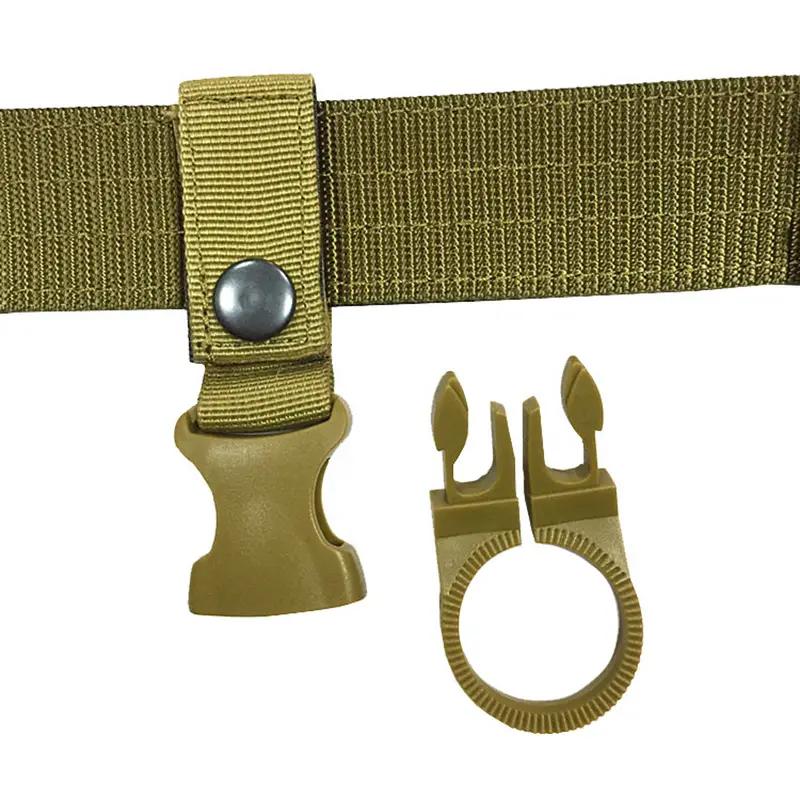 3 Stück Nylon-Wasserflaschenhalter-Clip, universelle Outdoor-Bergsteiger-Schnalle, tragbares, schnell aufhängbares Mineralwasserflaschen-Zubehör