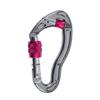 Sharplace Screw Climbing Carabiner 25kn Red [No Item]