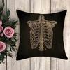 Decorative Pillowcase Anatomical Skeleton Fall Pillow Cover  Cushion Covers for Bed Pillows Pilow Cases Cushions Home Decor
