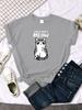 Lovely Cat Printing Women Tshirts Street Breathable New Short Sleeve Casual Fashion Tee Shirt Summer Cool Comfortable Clothing