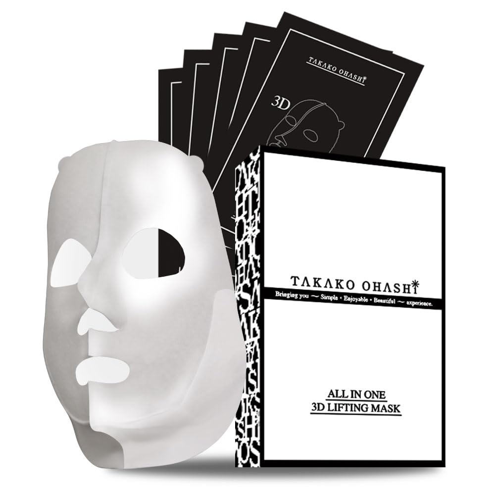 

TAKAKO OHASHI 3D Lifting Mask 3D Face Mask Face Line Neck Cover 1 шт. 35 мл сыворотка All-in-One