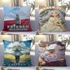 Anime Frieren Cushion Cover Decorative Pillow Sofa Home Decor Case Pillow Cases