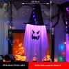 Halloween Light-Up Screaming Ghost Decorations, LED Colorful Ghost Scene Prop, Creepy Room Party Atmosphere Light