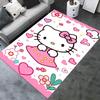 Office Rug Kitty, Hearts Anti-Slip Rug, Machine Washable for Living Room, Bedroom, Office, Multiple Sizes, Bedroom Mat, Decorative Mat, Durable Mat, L