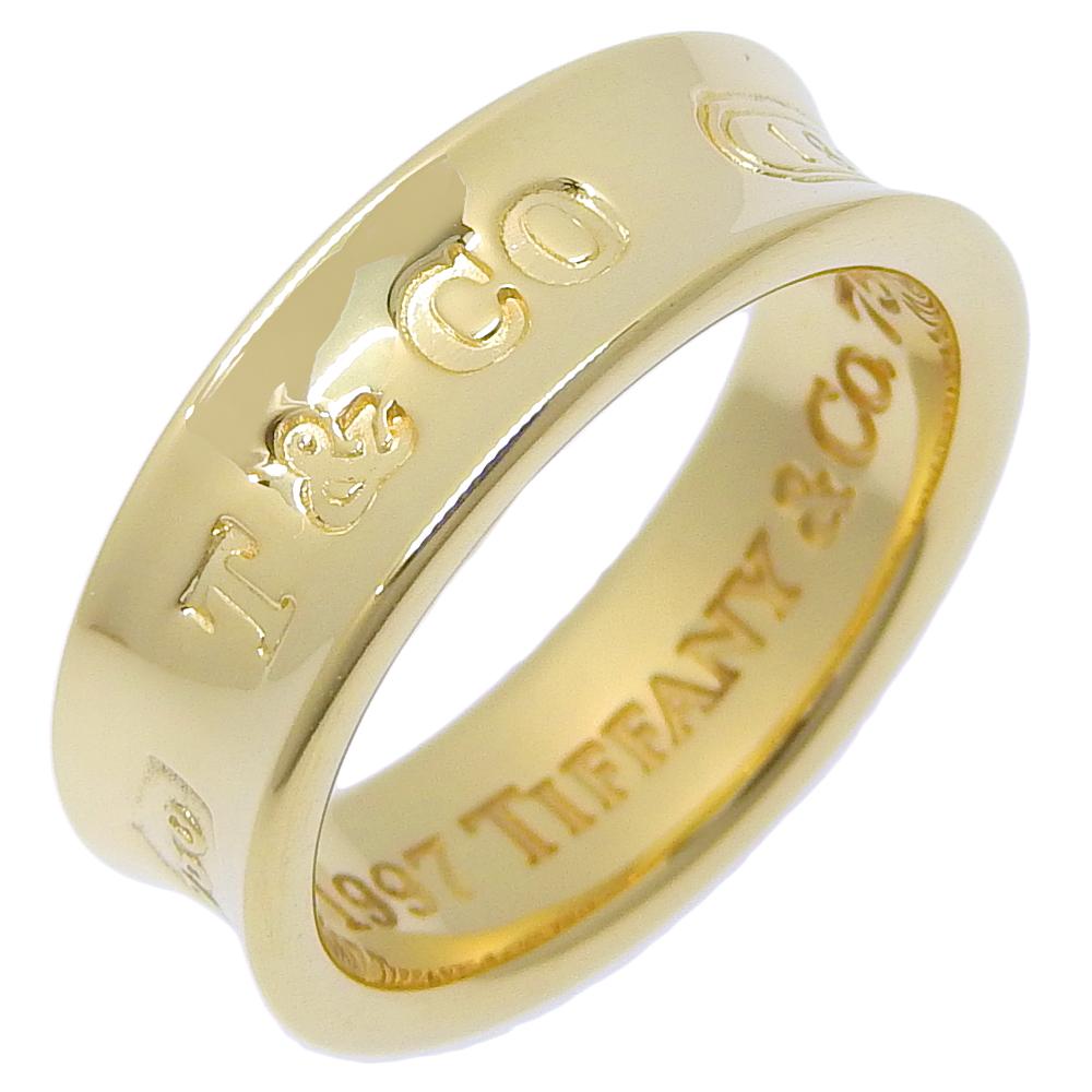 

TIFFANY&Co. 1837 Narrow Ring K18 yellow gold #5.4(US Size) 6.5g Women Used