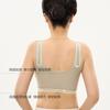 Women Middle Aged Plus Size Wire Free Seamless Comfortable Front Closure Bra