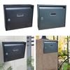 Modern Lockable Mailbox Combination Locking Box Durable Key Paperwork Magazines Holder Postbox and