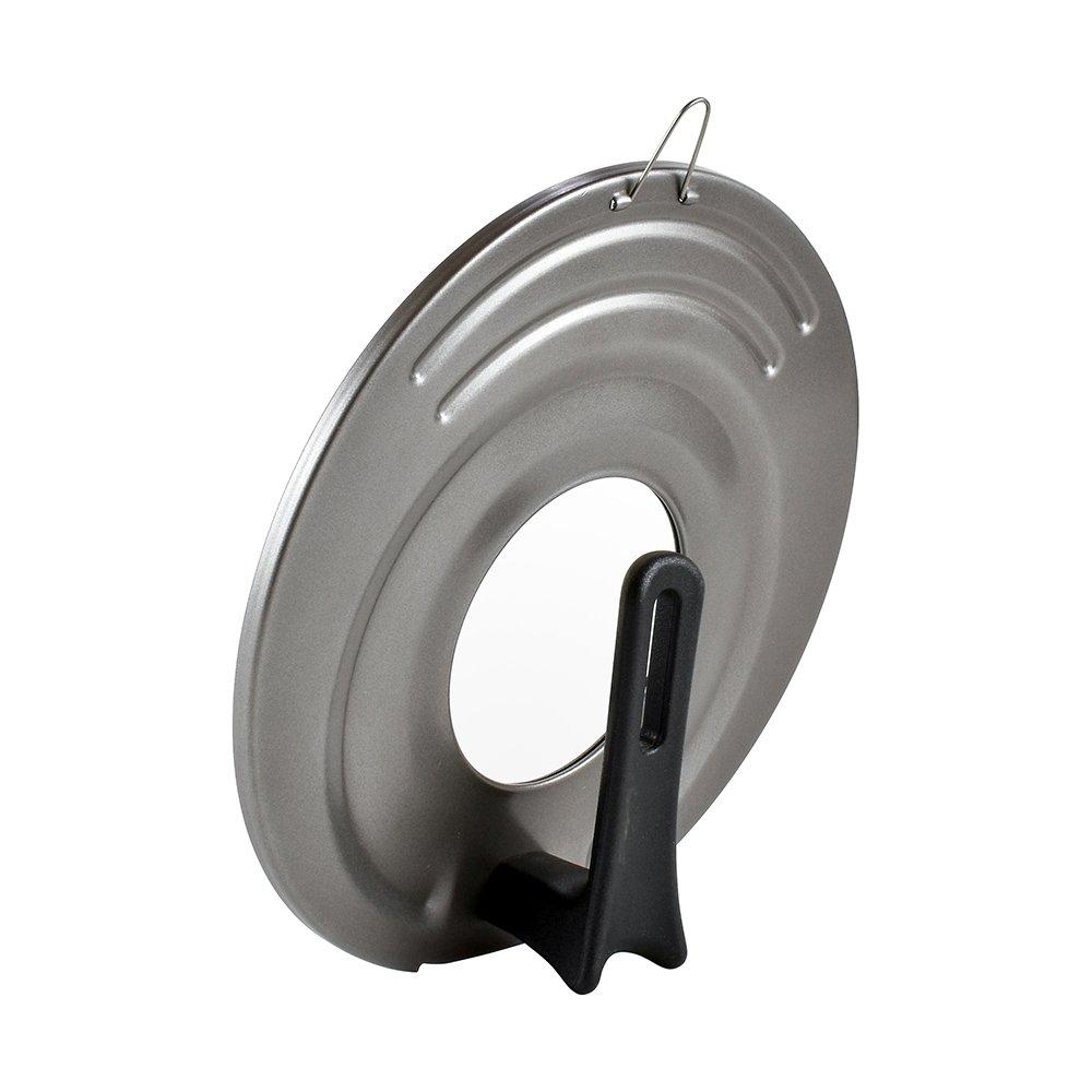 Wahei Freiz Frypan Cover, Stand-Type Handle Lightweight Pan Cover, Leans Series, 18-22cm Compatible, Fluororesin Coated, with Glass Window, LR-8088