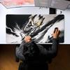 Mecha Robot Warrior Mouse Pad XXL Ink Brush Art Style Non‑Slip Rubber Deskmat Pc Game Keyboard Mats Large Computer Mouse Mat