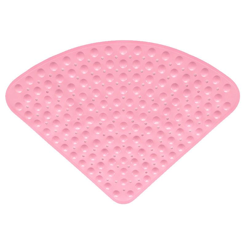Triangular Non-Slip Bathroom Mat: Comfortable Diamond Design for Shower and Toilet