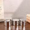 Cosmetic Jar 5-50G Face Cream Glass Bottle Silver Cream Jar Cosmetic Container Empty Nail Glue Jar Travel Makeup Container