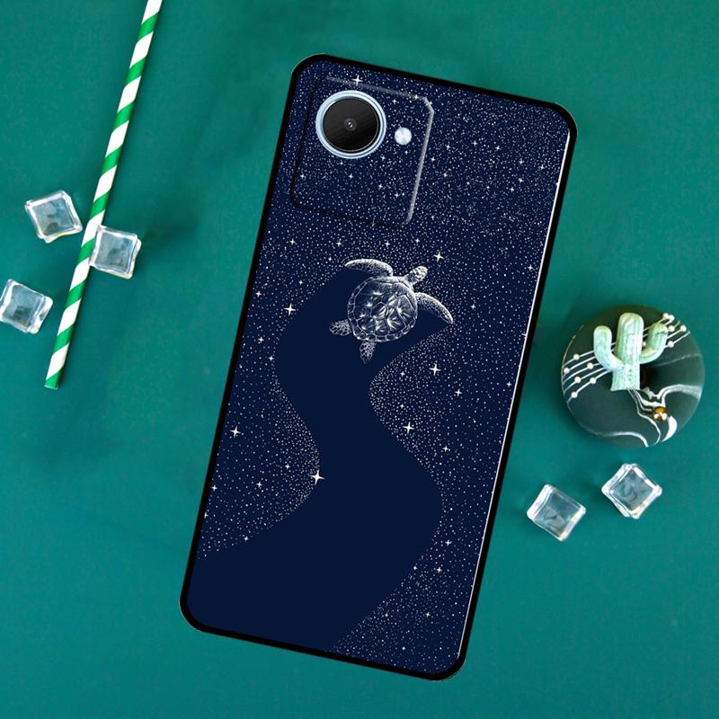 Starry Orca Whale Shark For Realme 11 9 10 12 Pro Plus C55 C53 C51 C33 C31 C30 C25s C21Y C15 GT3 GT5 GT Neo5 Case