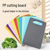 Double-Sided Anti-Slip Rectangular Plastic Cutting Board for Baby Food, Vegetables & Fruit