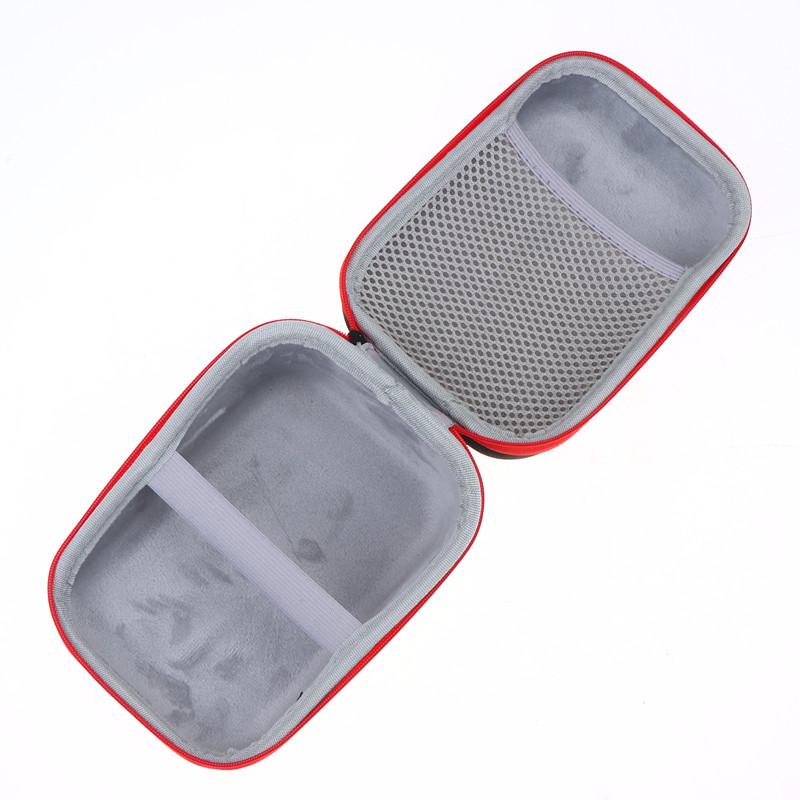 Portable Oximeter Protective Storage Bag EVA Hard Shell Water Resistant Zipper Pouch for Home Travel Daily Use