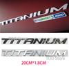 1PCS 3D Metal Titanium Logo Emblem Letter Car Trunk Badge for Focus 2 3 Fusion Max Mondeo Mk4 - Sticker Accessory