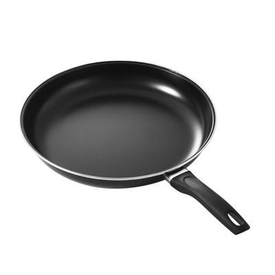 Round Frying Pan Portable Handle Nonstick Coating Flat Bottomed Fry Pan for Gas Stove Induction Cooker